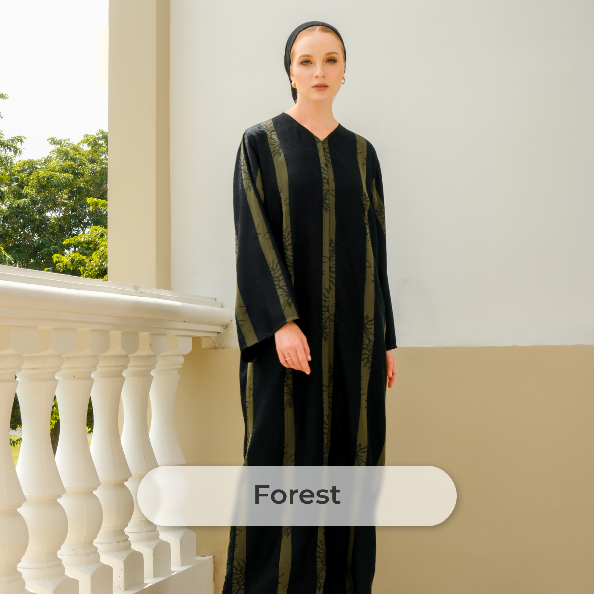 Deyn Scarf - Haifa Abaya - Forest