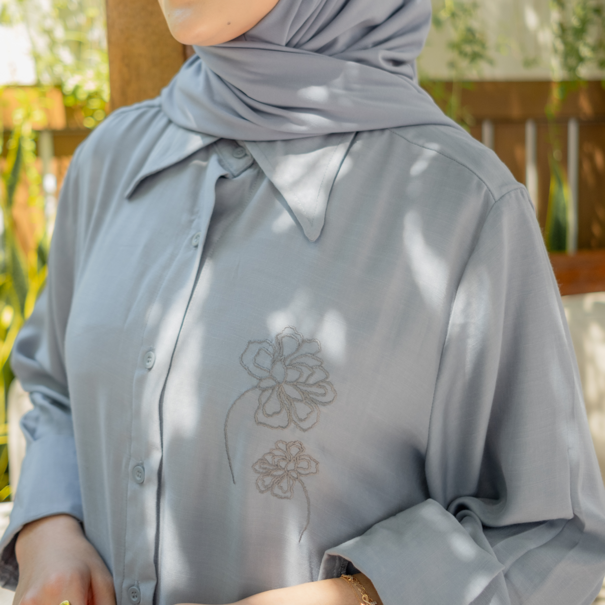 Deyn Scarf - Her Long Tunic - Siera