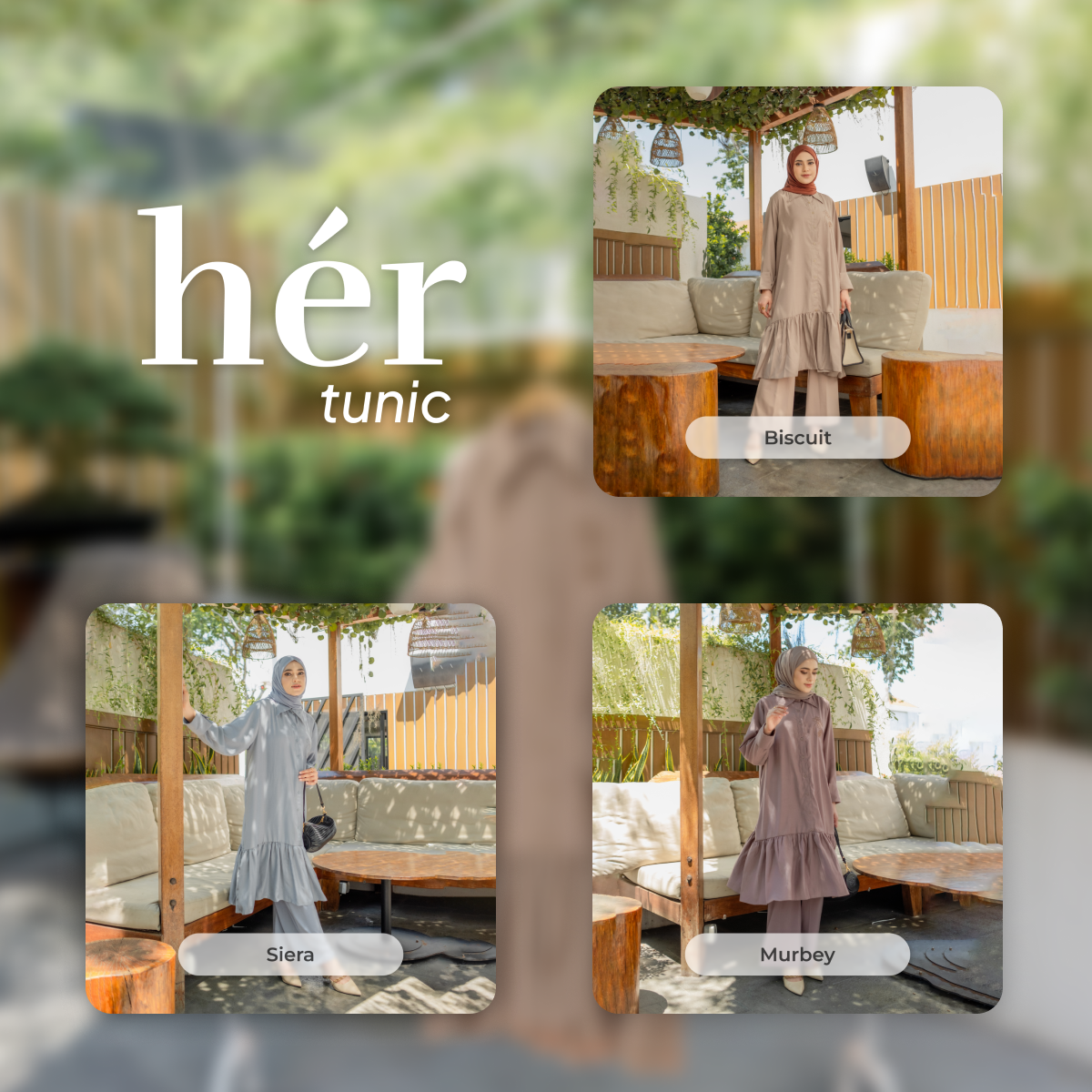Deyn Scarf - Her Long Tunic - Siera