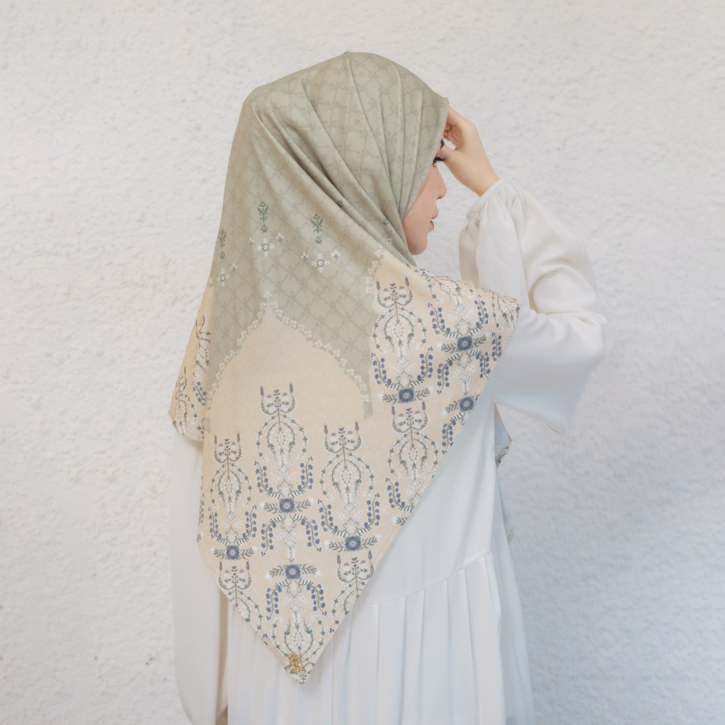 Deyn Scarf -  Kaleena Instant Scarf Motif -  Hijab Jersey Motif