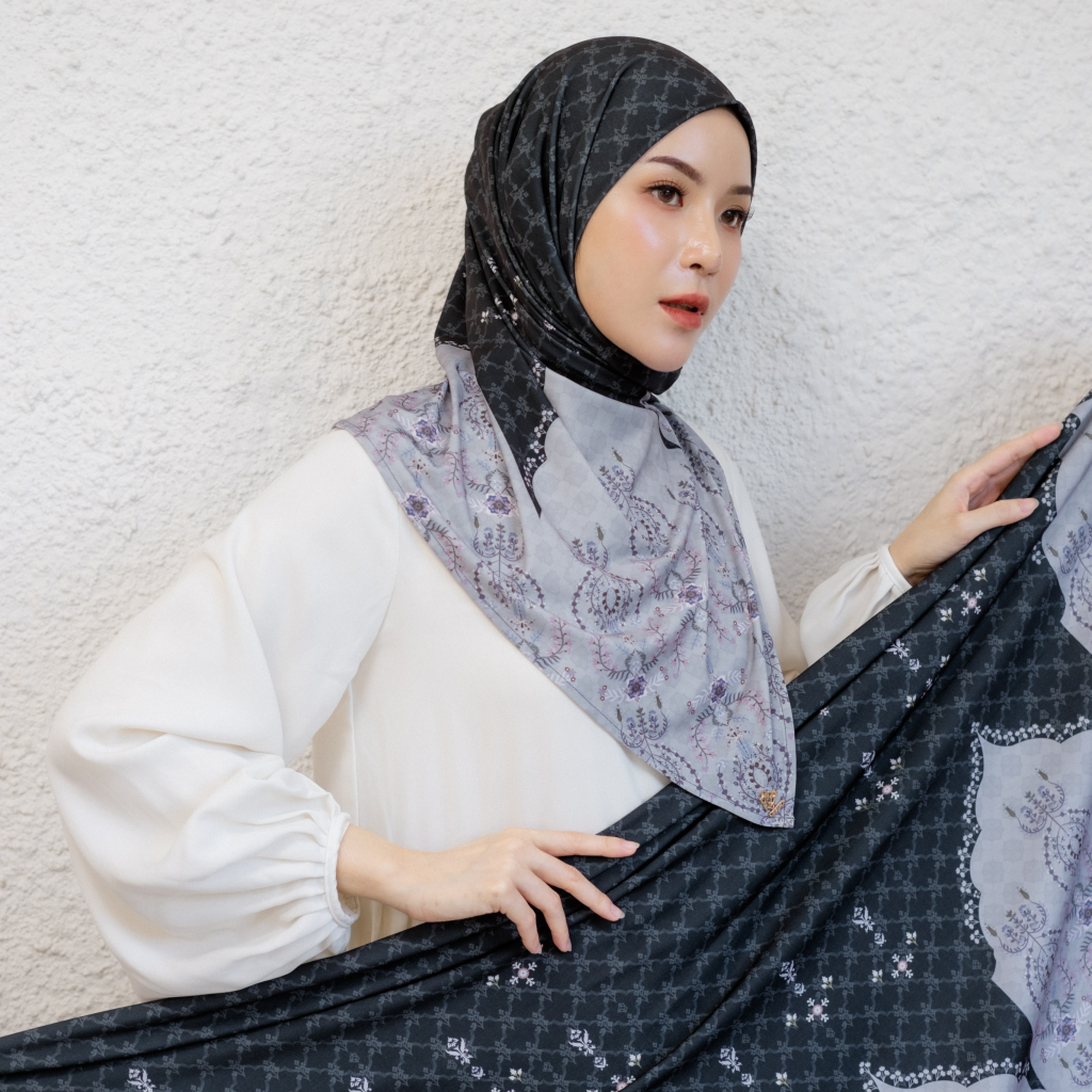 Deyn Scarf -  Kaleena Instant Scarf Motif -  Hijab Jersey Motif