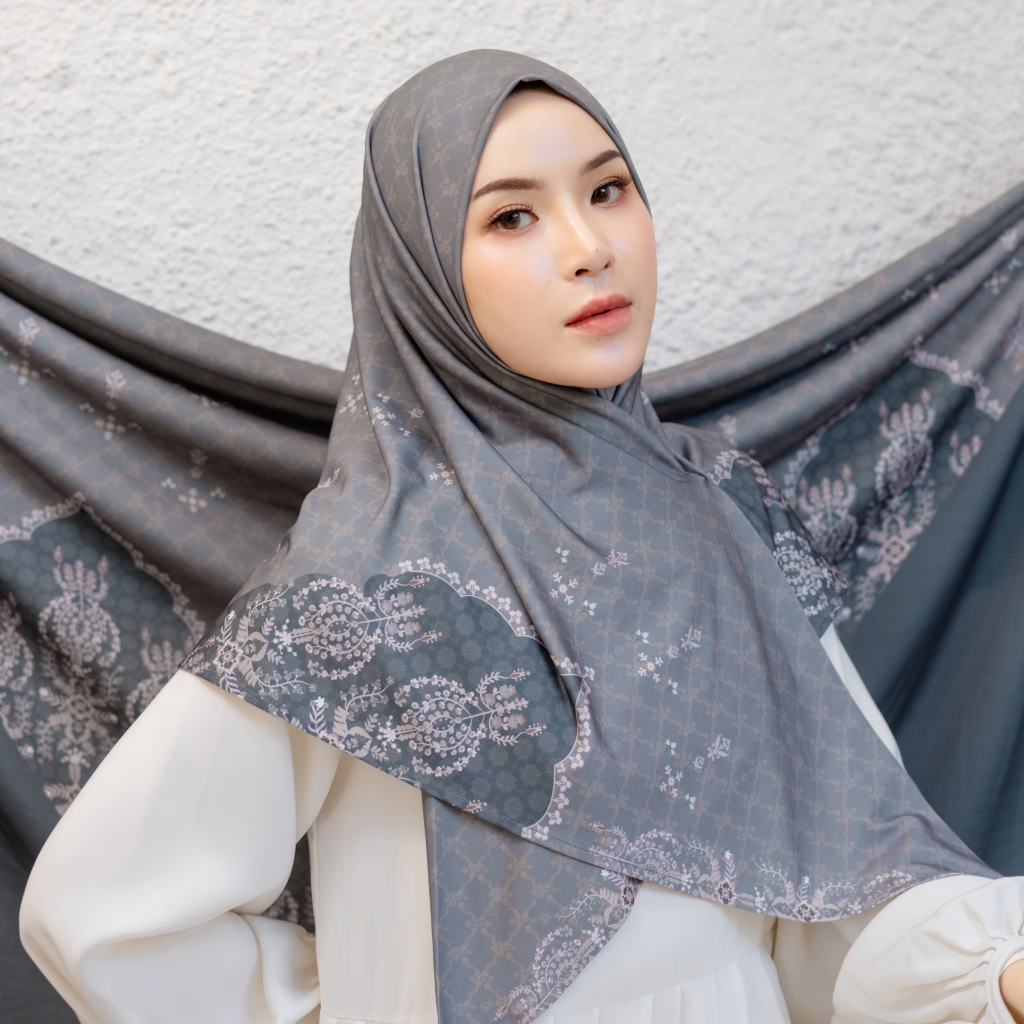 Deyn Scarf -  Kaleena Instant Scarf Motif -  Hijab Jersey Motif