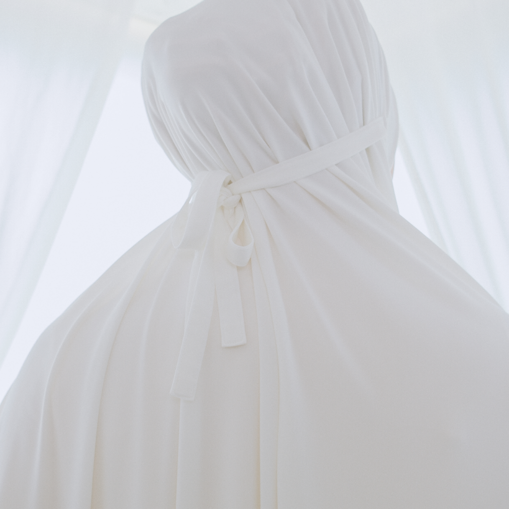 Mecca Prayer Robe - Broken White