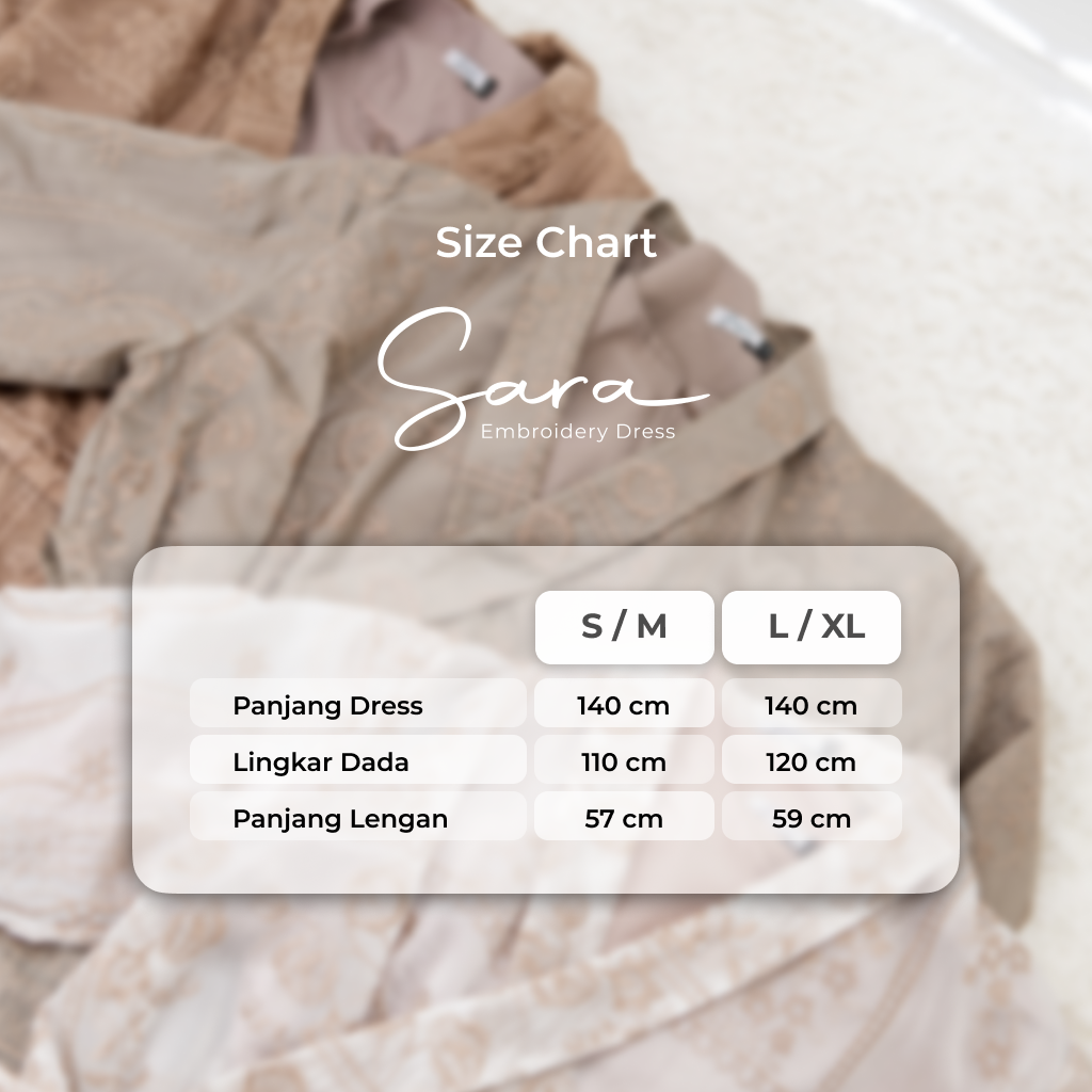 Deyn Scarf - Sara Embroidery Dress - Jasmine