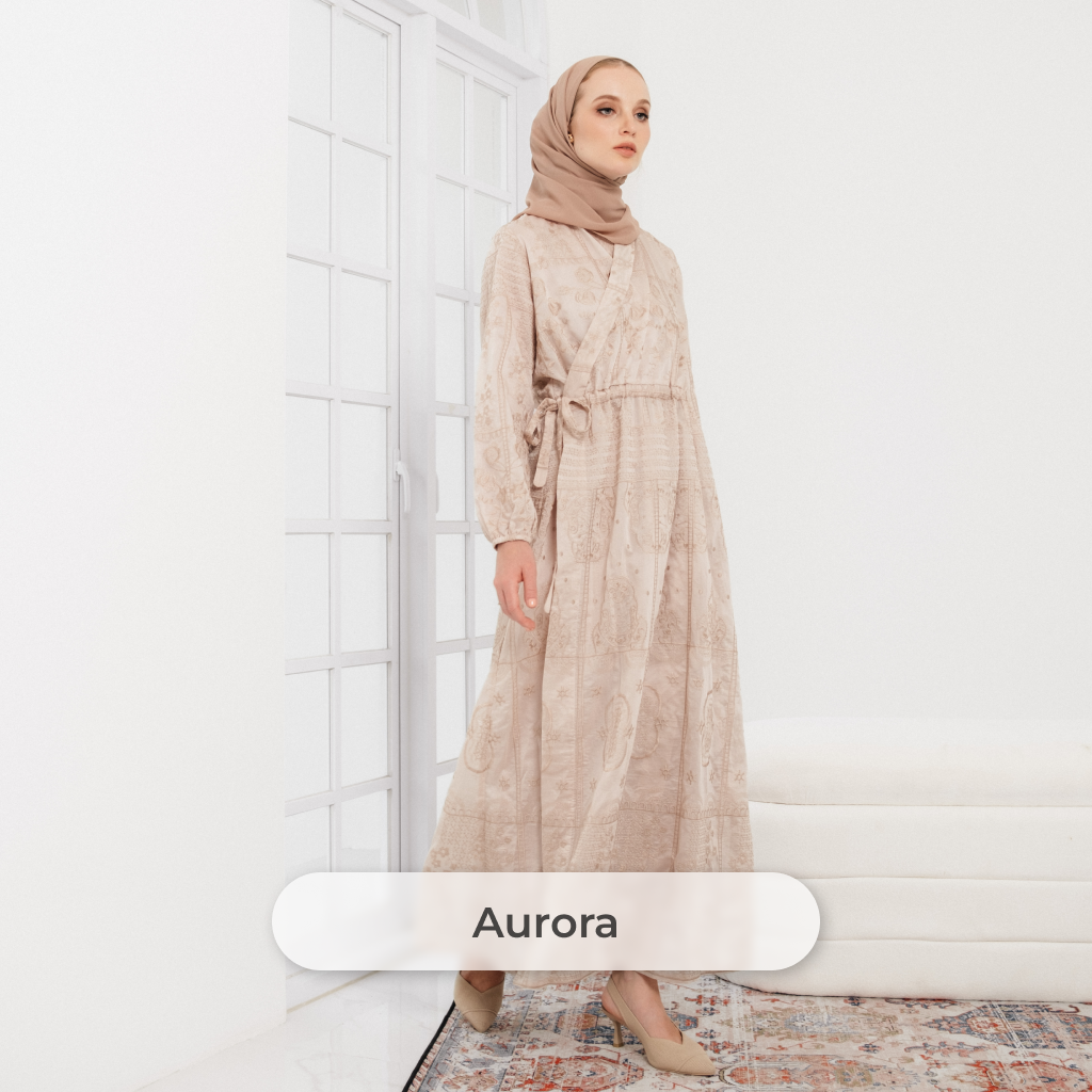 Deyn Scarf - Sara Embroidery Dress - Aurora