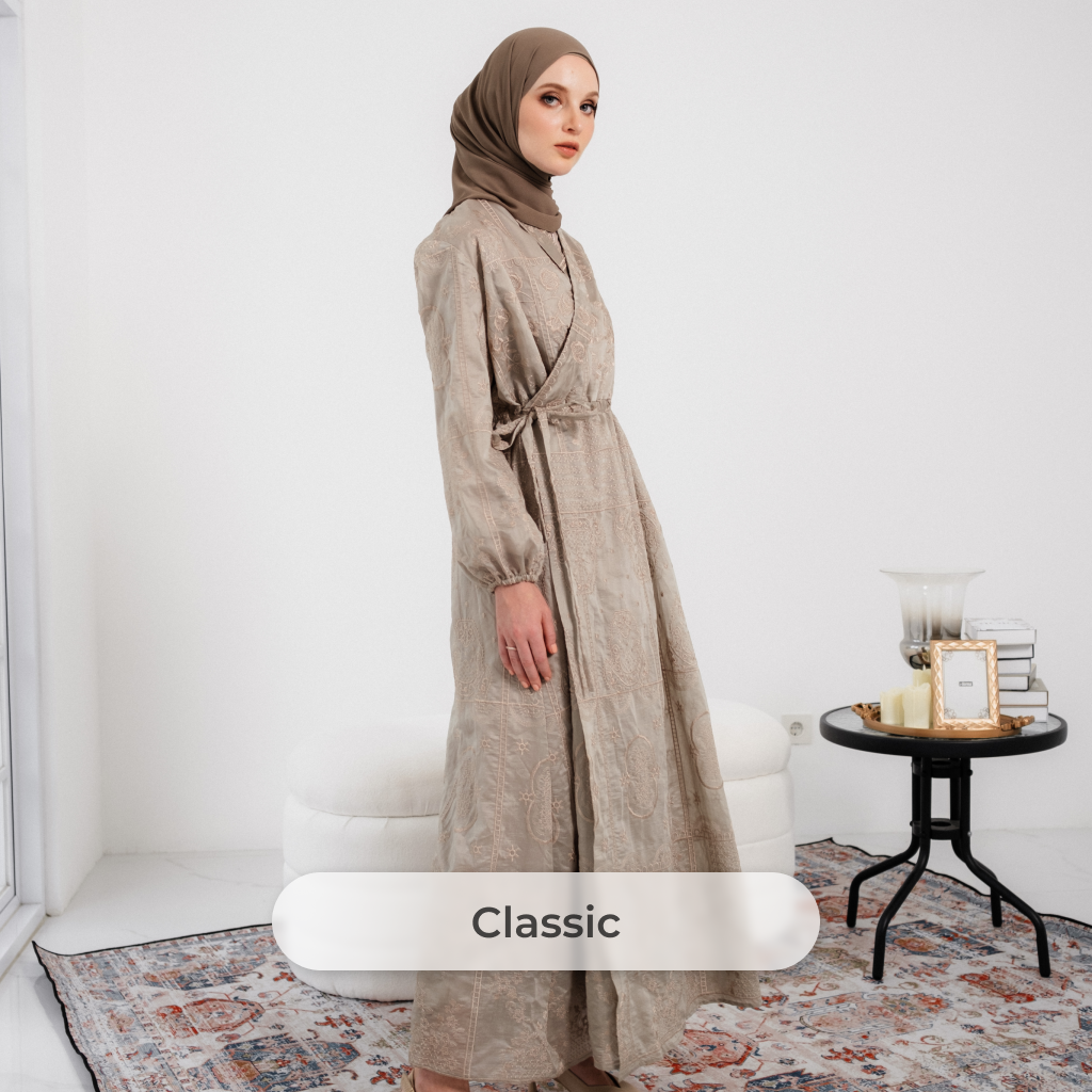 Deyn Scarf - Sara Embroidery Dress - Classic