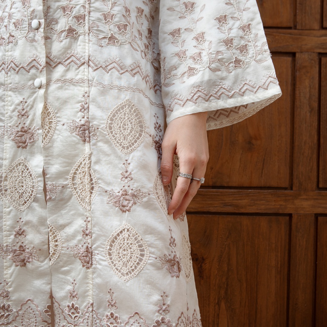 Deyn Scarf - Sorea Set Tunic - White Swan