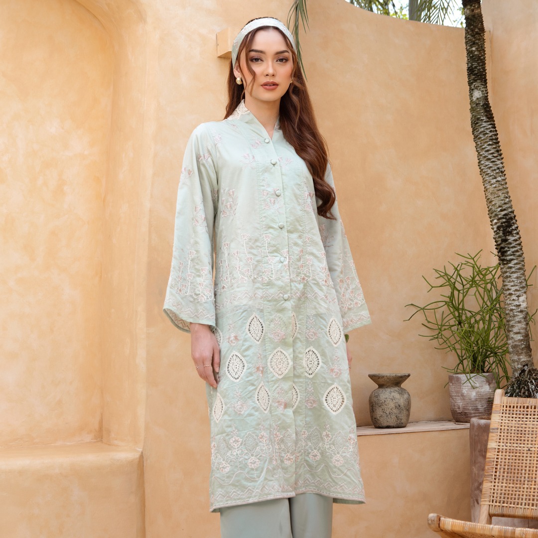 Deyn Scarf - Sorea Set Tunic - Sea Salt
