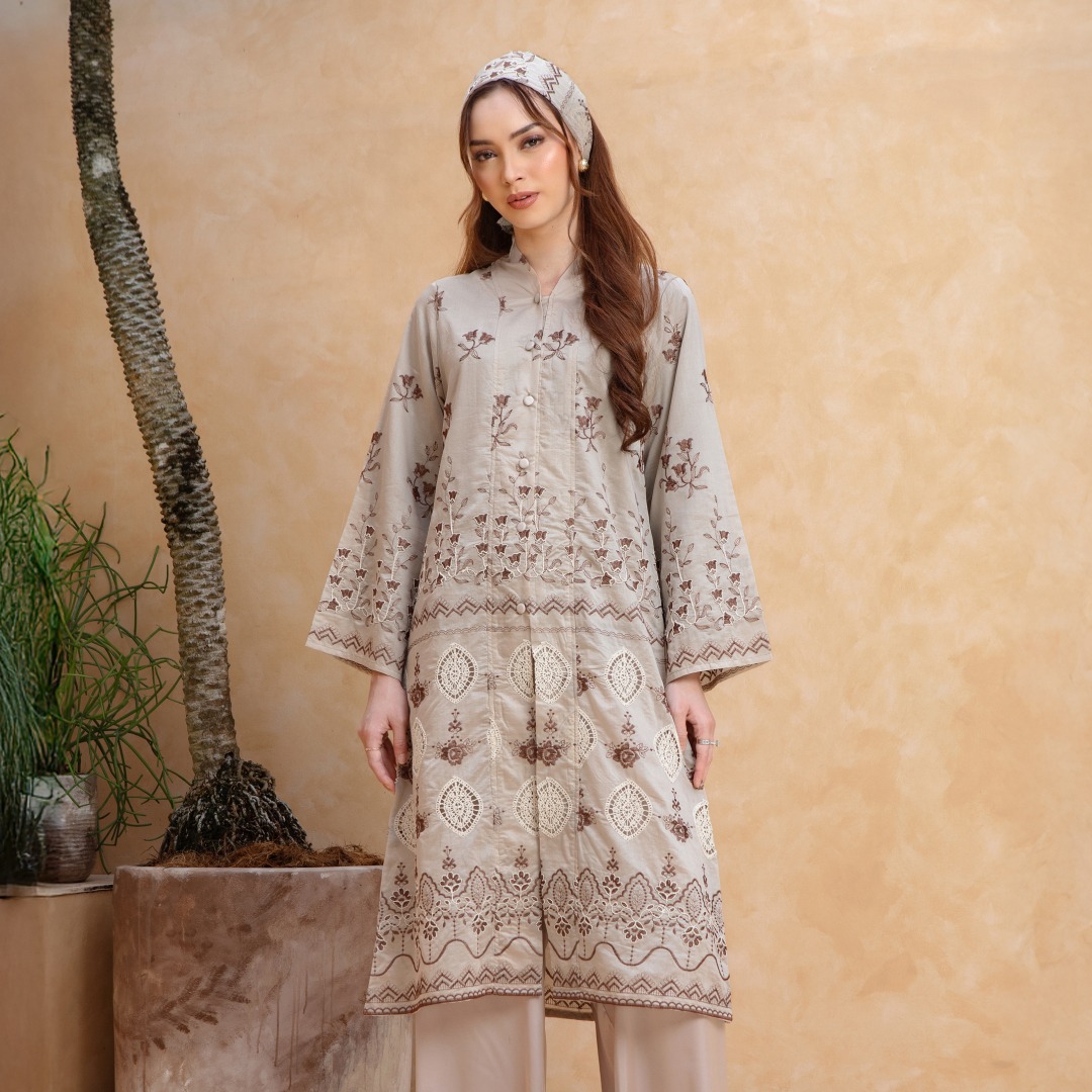 Deyn Scarf - Sorea Set Tunic - Buttercream
