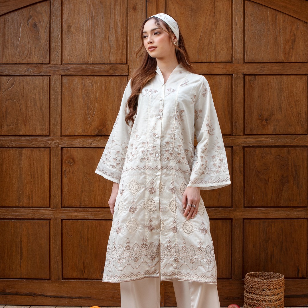 Deyn Scarf - Sorea Set Tunic - White Swan