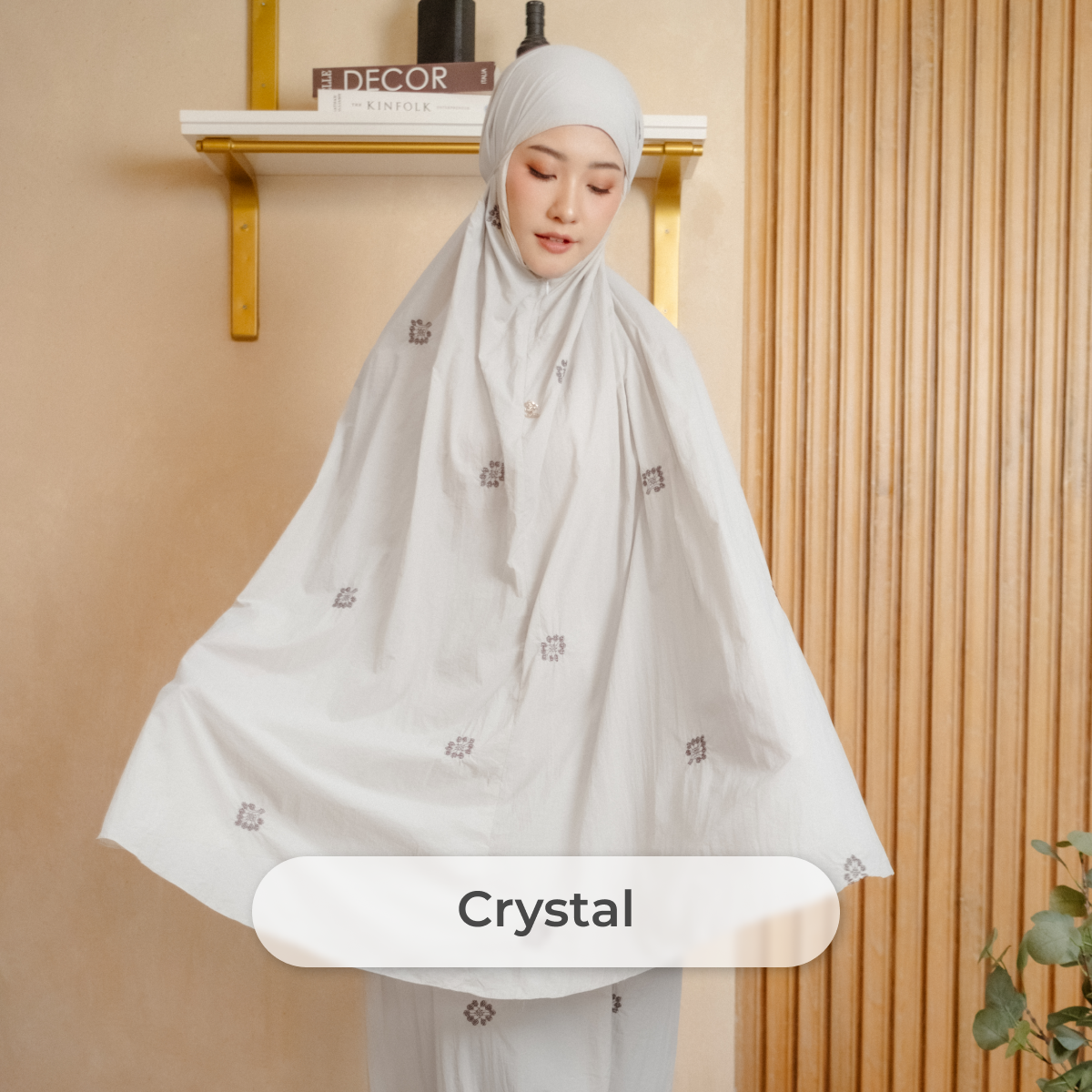 Deyn Scarf - Sya Prayer Robe - Crystal (Dew Series)