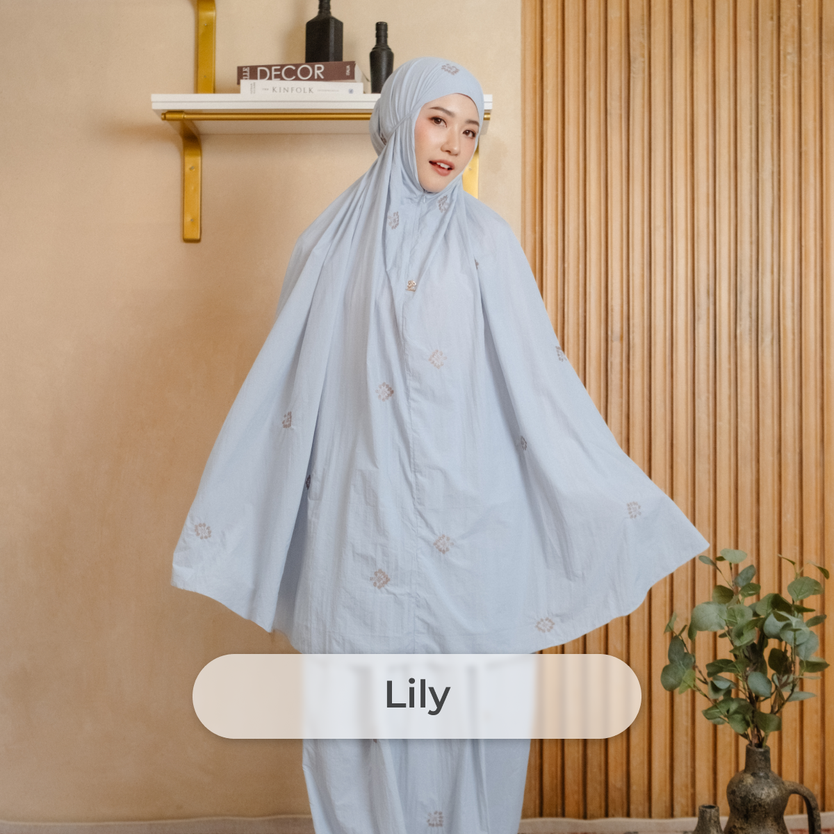 Deyn Scarf - Sya Prayer Robe - Lily (Dew Series)
