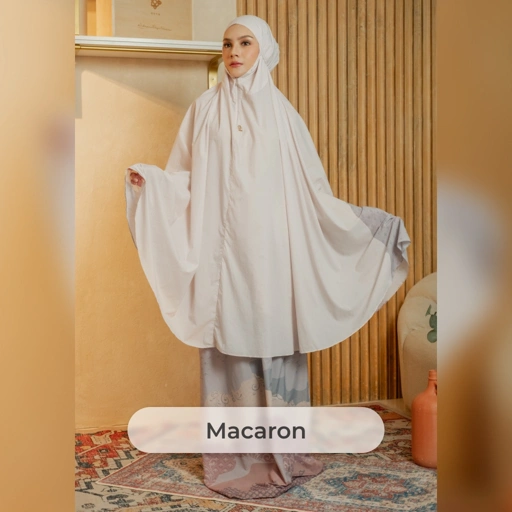 Image of Deyn Scarf - Sya Prayer Robe - Macaroon