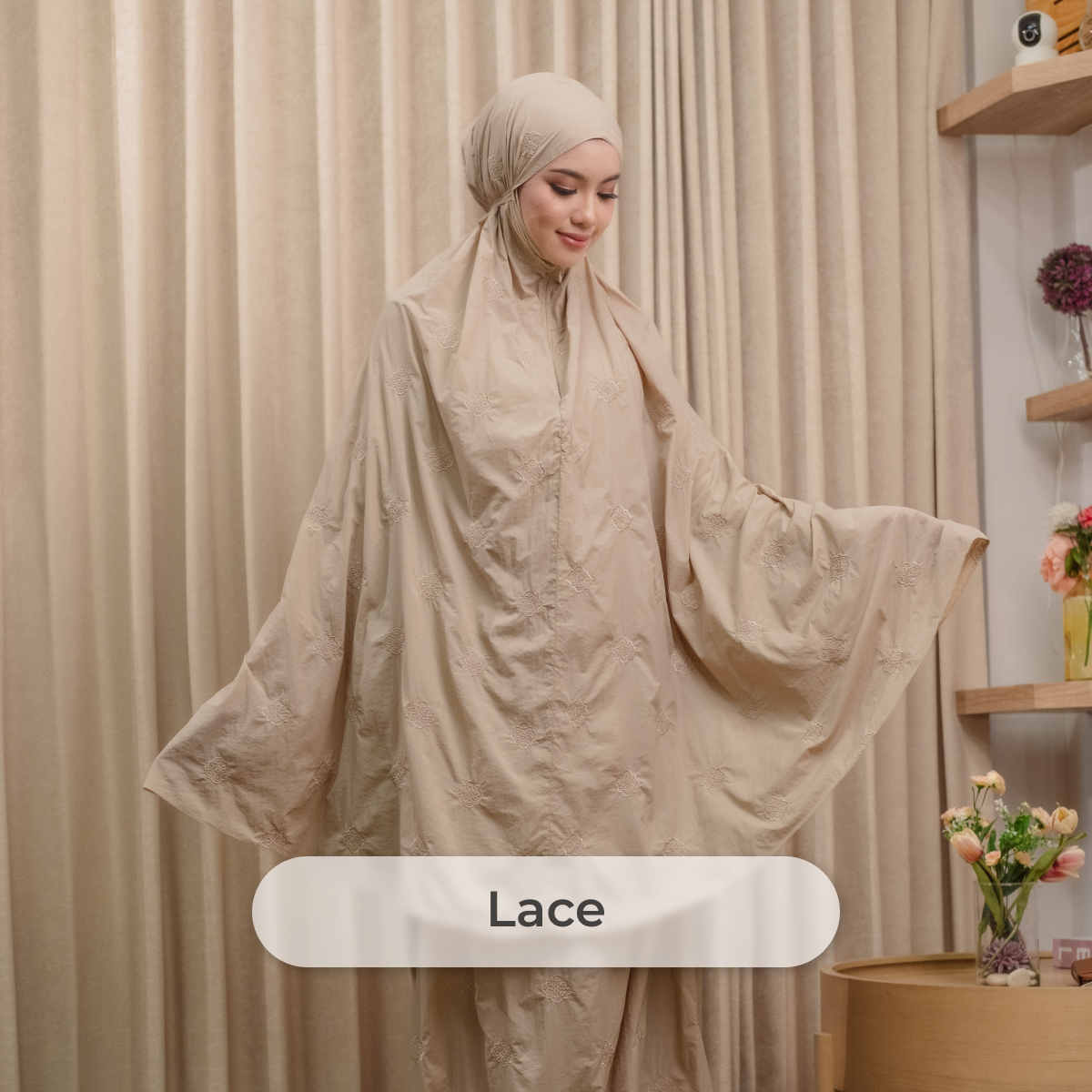 Deyn Scarf - Sya Prayer Robe - Lace