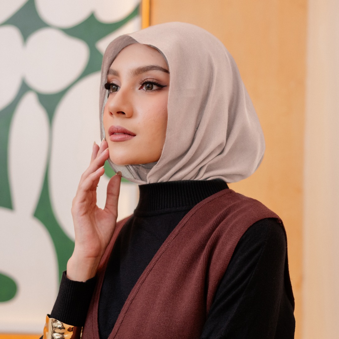 Deyn Scarf - Tea Instant Scarf 2.0 - Hijab Crop - Hijab Tuck In