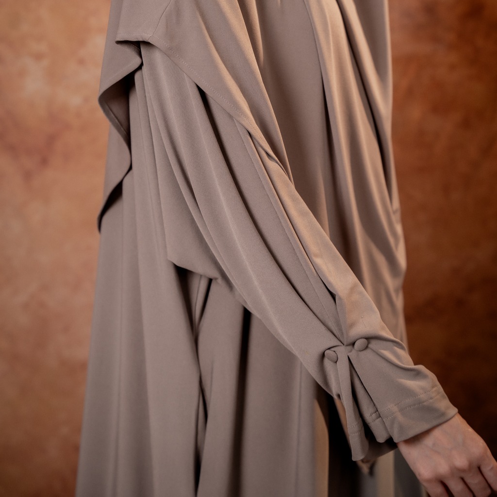 Deyn Scarf - Zahra Abaya Set - Brown Sugar