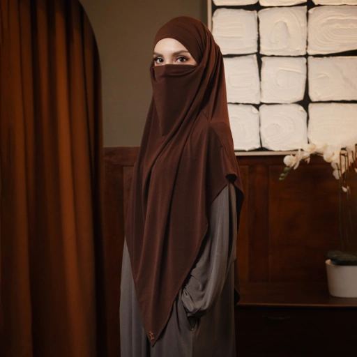 Image of Deyn Scarf - Zahra French Khimar
