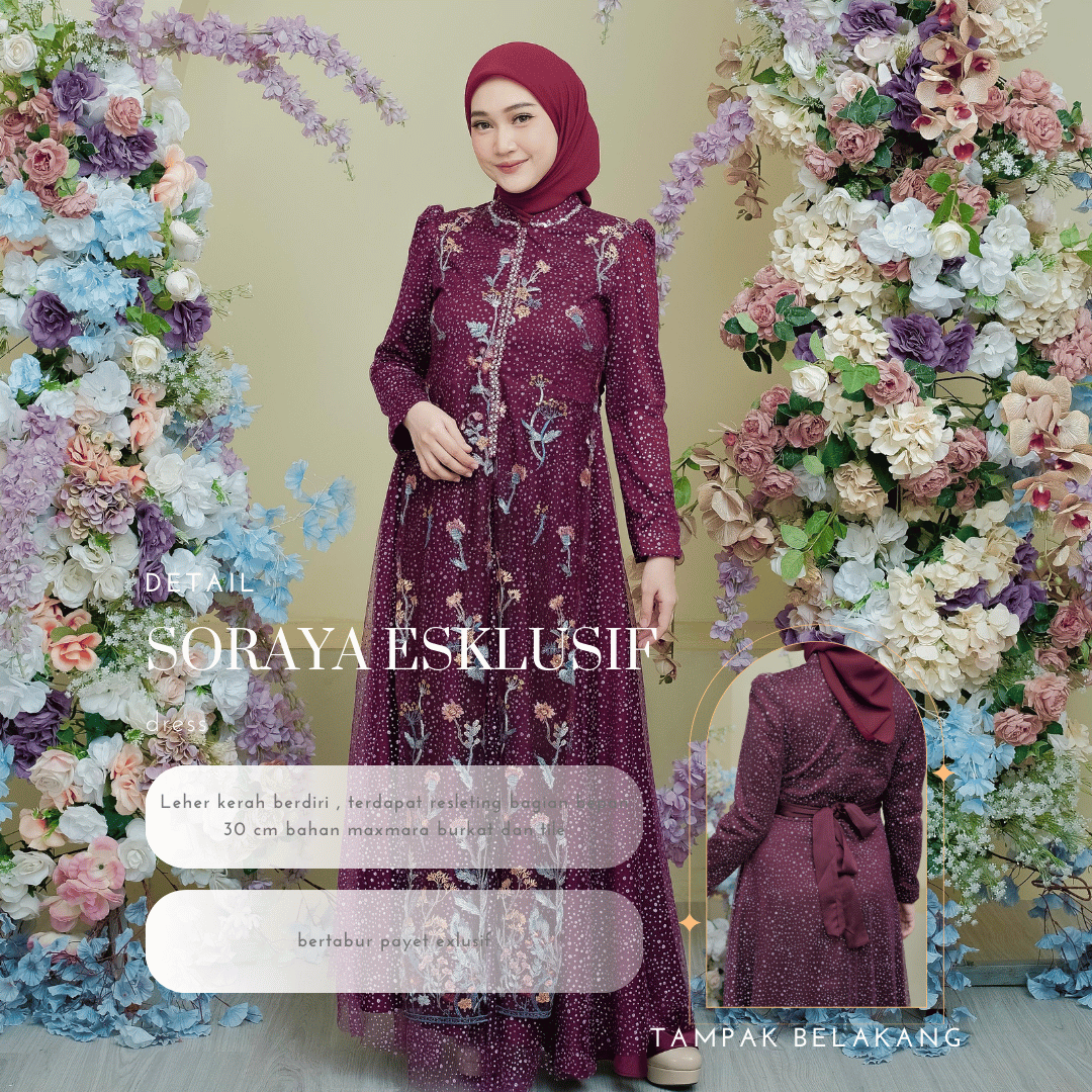Soraya ESKLUSIF dres gamis