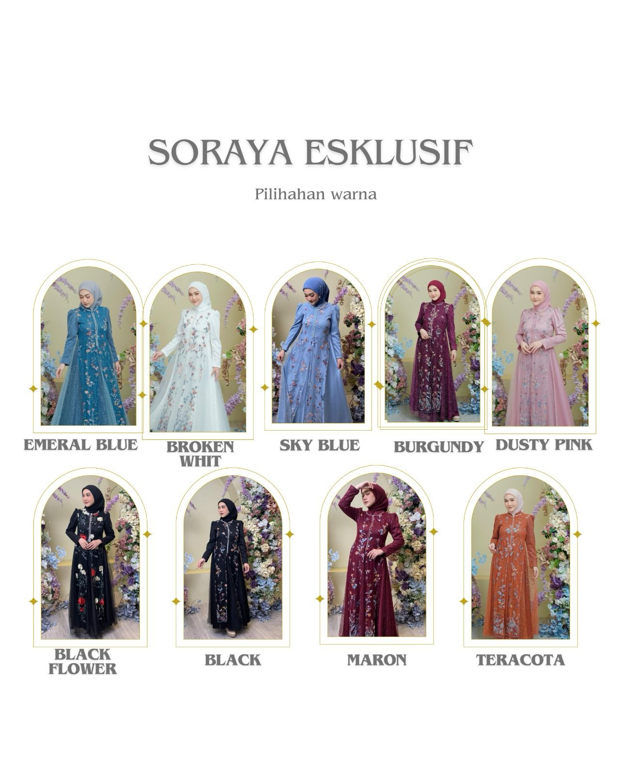 Soraya ESKLUSIF dres gamis
