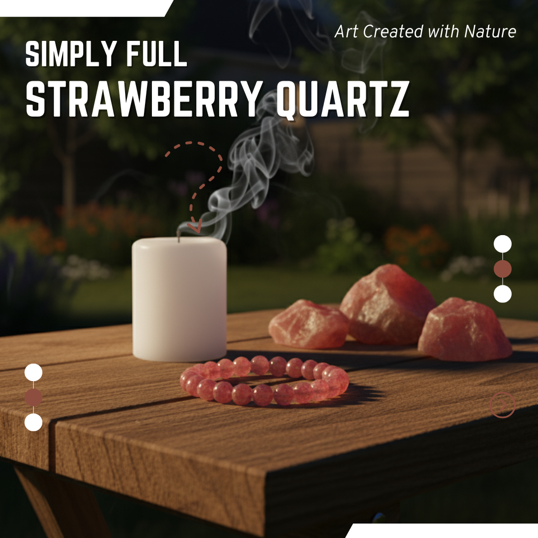 Simply Full : Strawberry Quartz