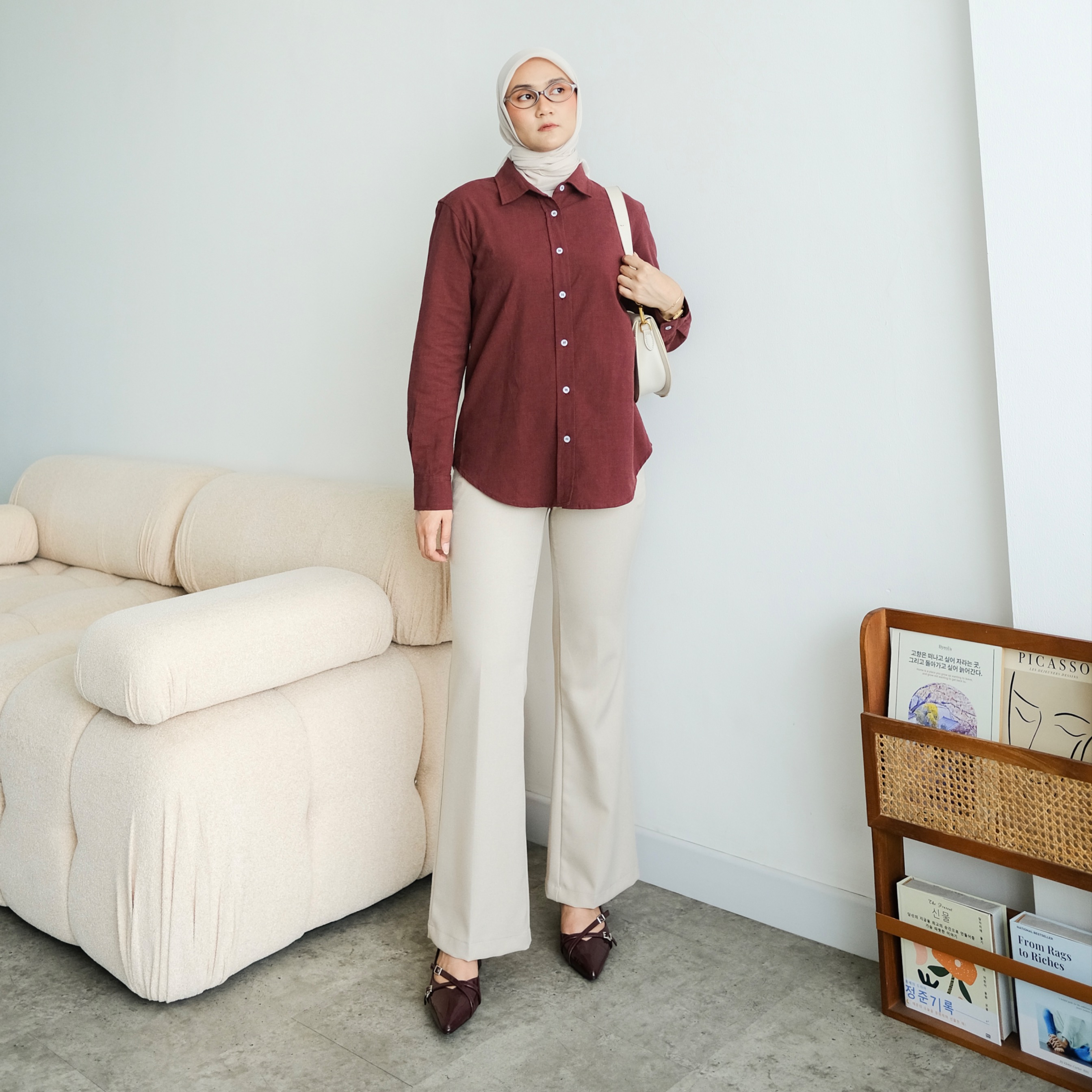 April Slimfit Shirt | WAREHOUSE SALE 