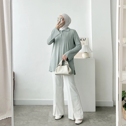 Image of Alba Pleats Shirt