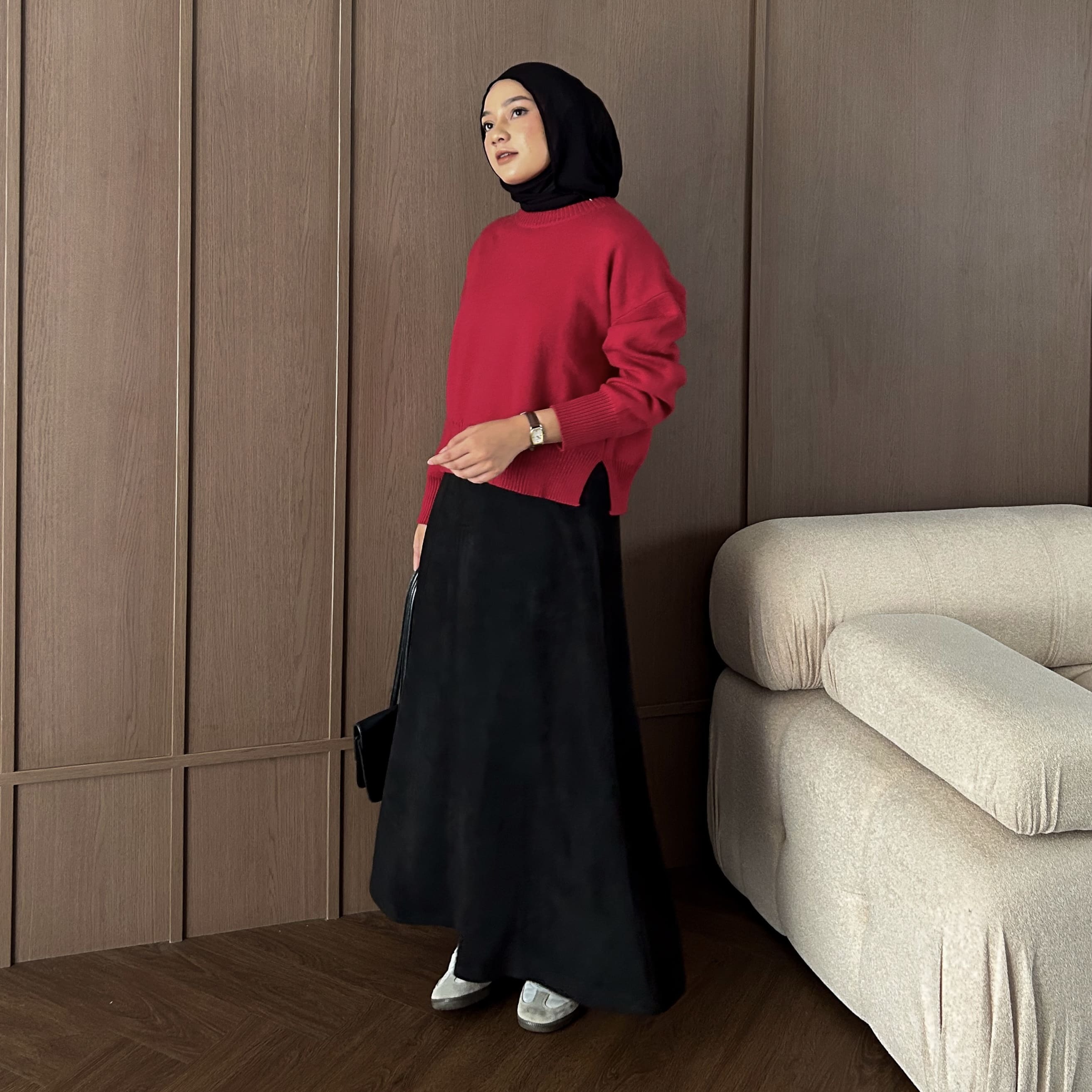 Noelle Suede Skirt