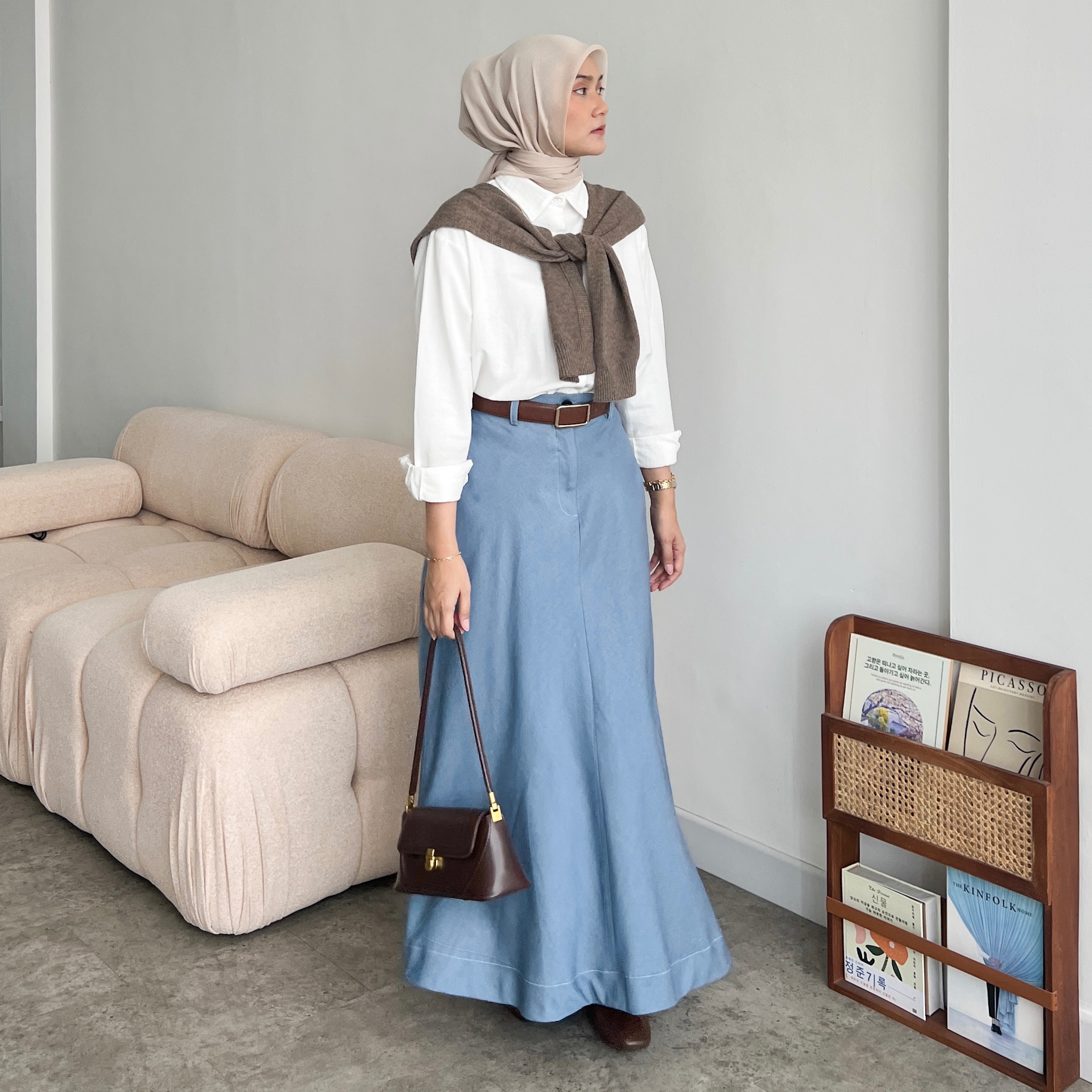 Jane Denim Skirt
