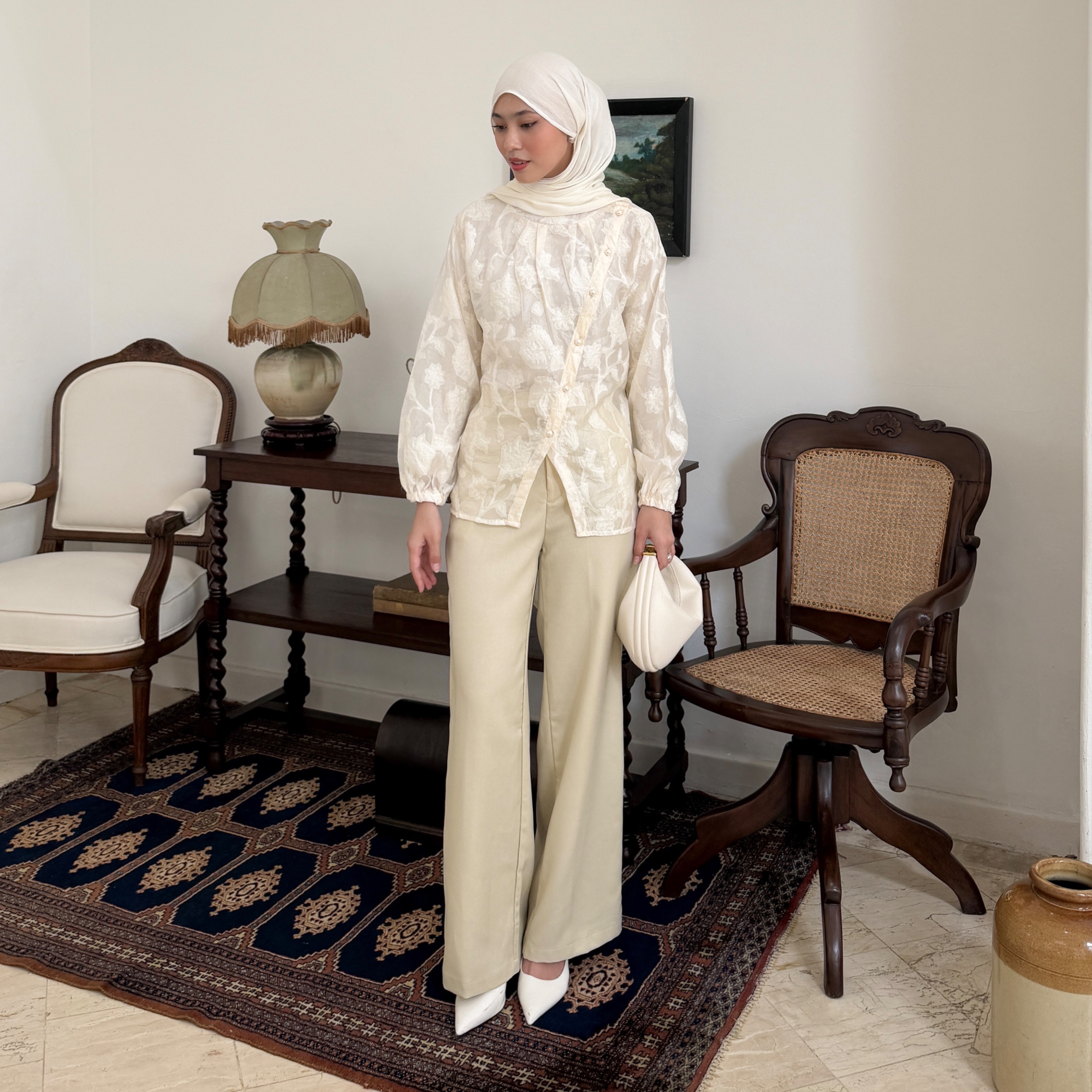 Chiara Nylon Blouse