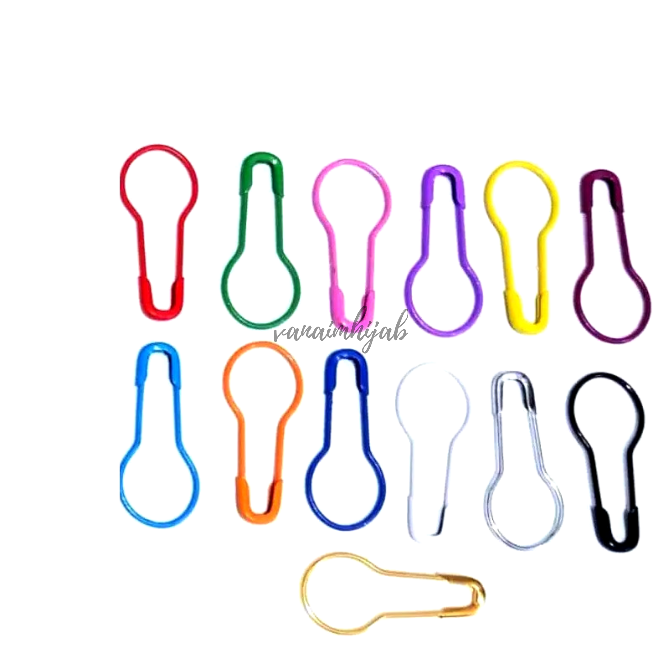 Peniti Bohlam 50pcs | Peniti Hijab | Peniti Labu | Peniti Anti Karatan | Peniti Anti Nyangkut