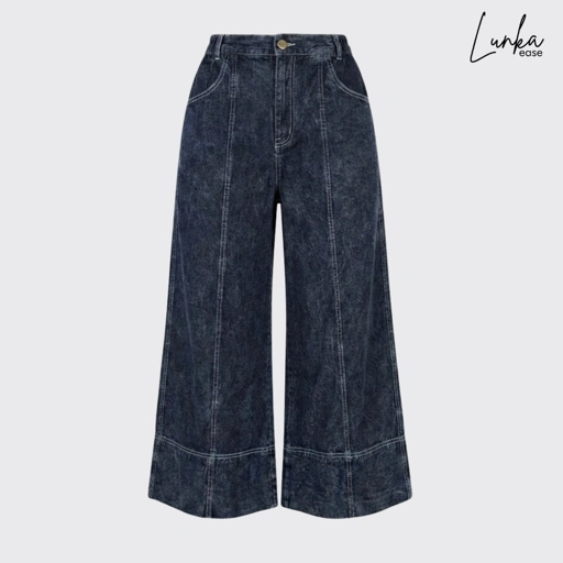 Image of LUNKA ease - CULLOTE DENIM BLACK