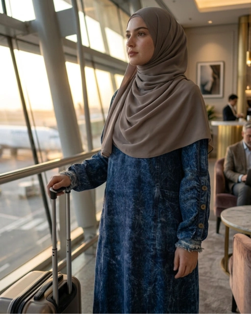 Image of LUNKA ease - ABAYA DENIM