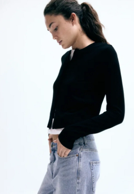Image of Black Cardigan