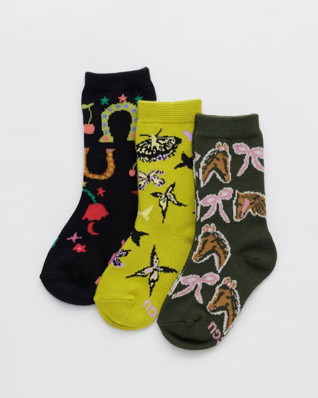 [DP] Kid Crew Socks Set 3