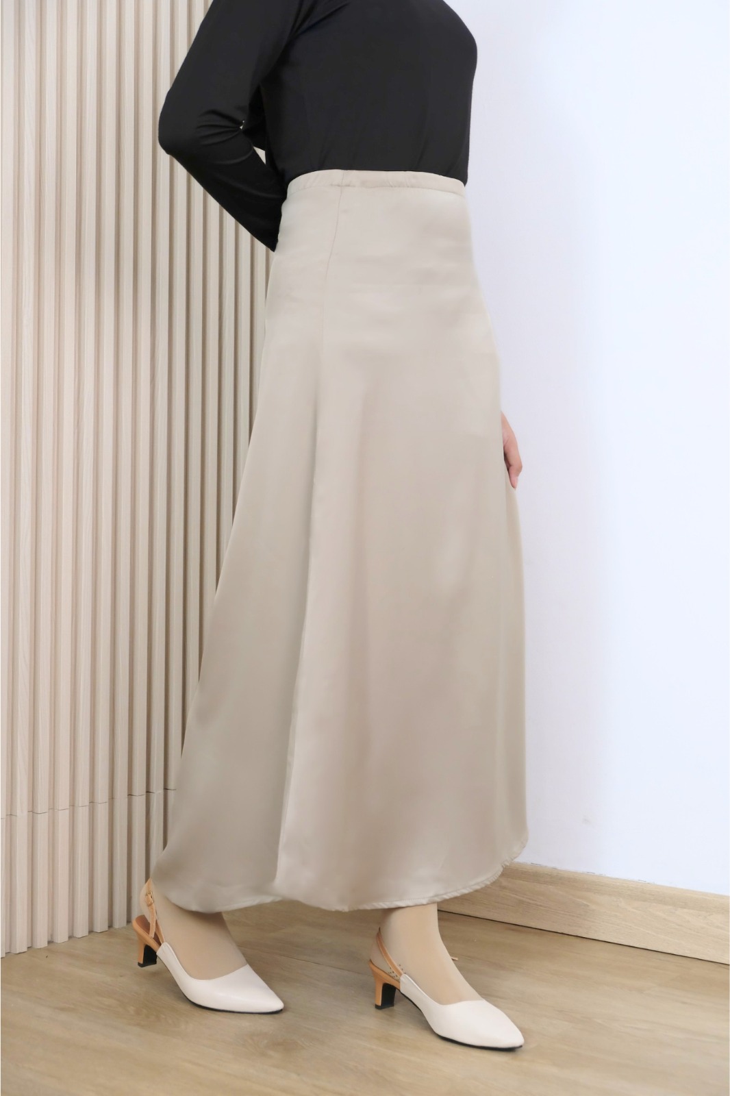 Kirei Bamboo Satin Skirt