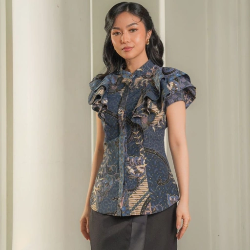 Image of Contenance - Tavira Batik Top