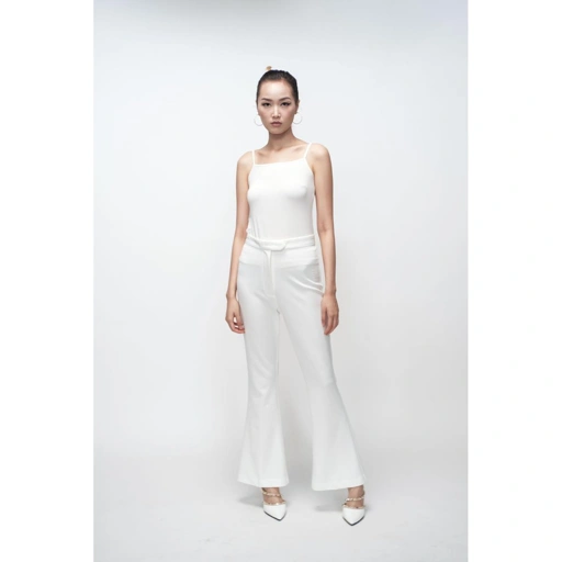 Image of Surin Noah Pants (celana panjang cutbray black white cream)