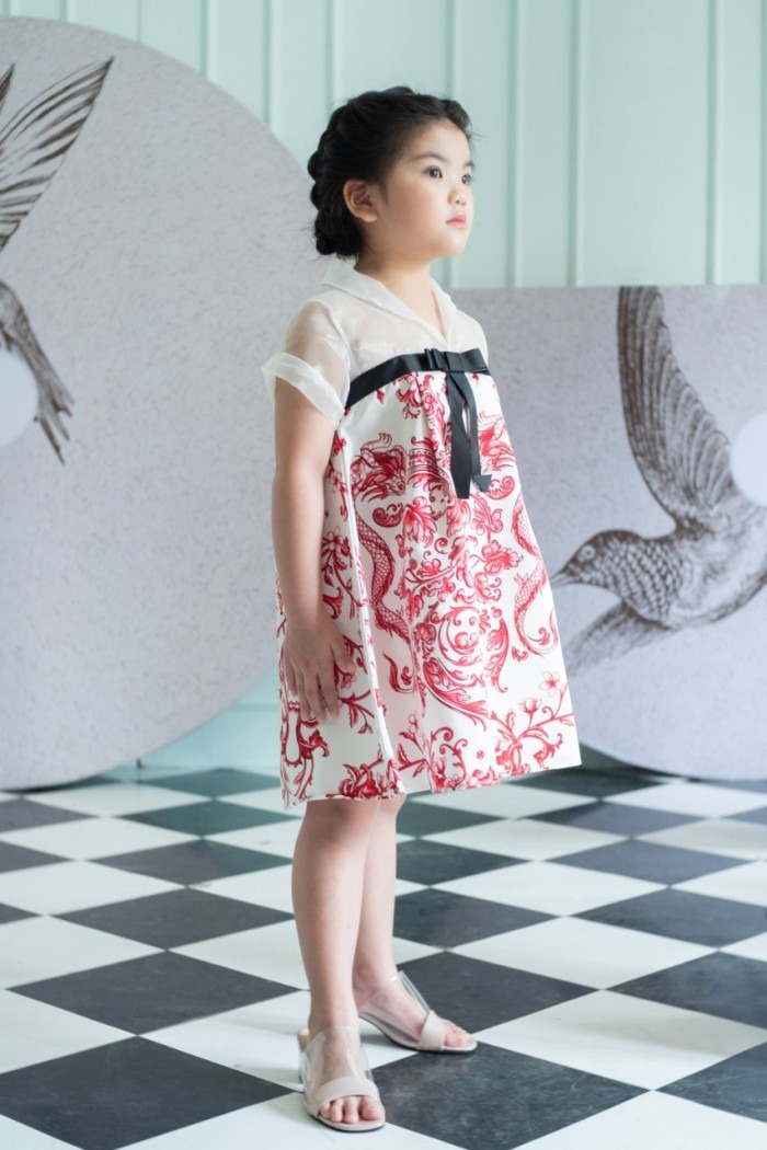 Chinoiserie Calla Dress Kids