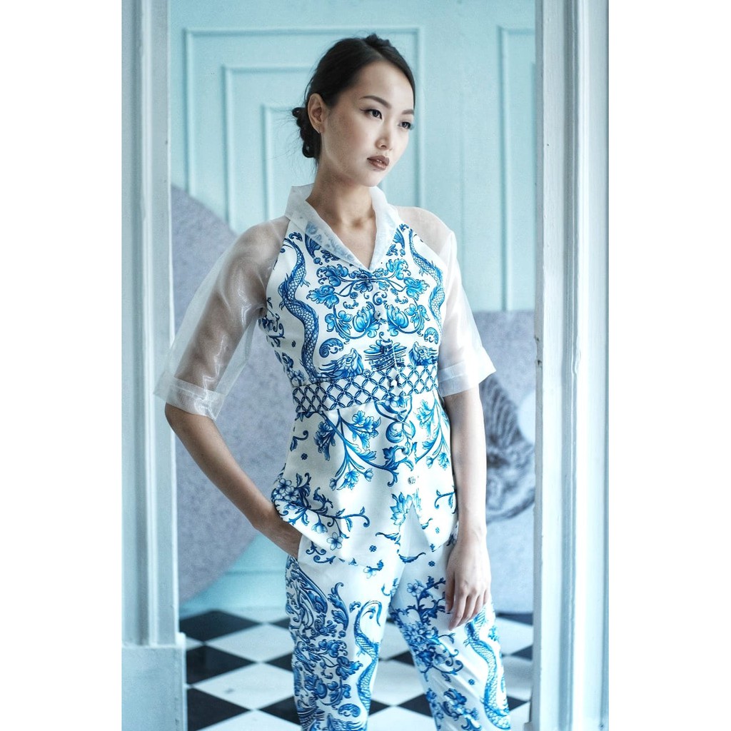 Chinoiserie Meylin Top
