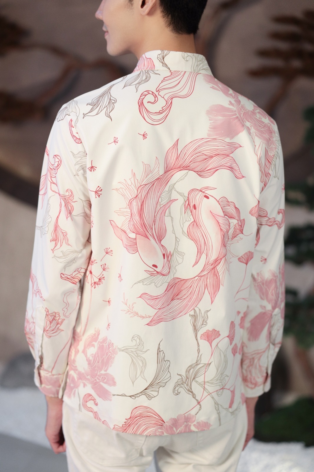 Stiches Masculine Long Shirt