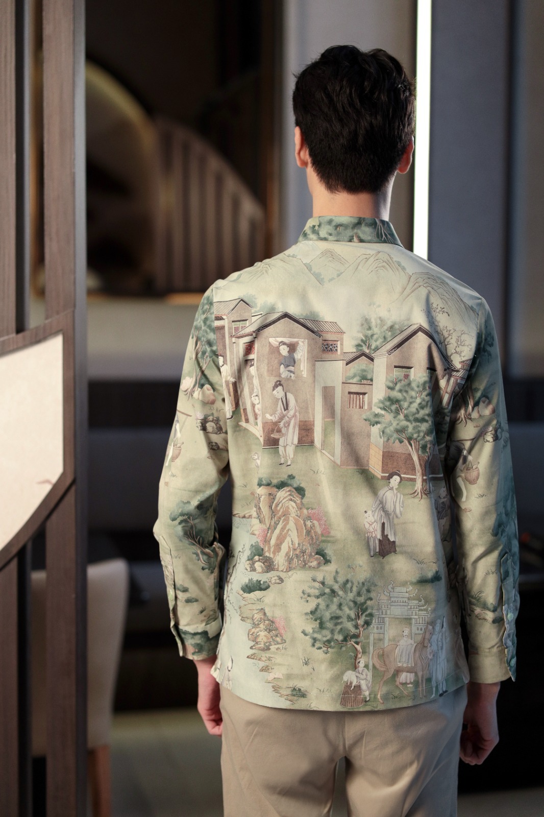 Stiches Masculine Long Shirt