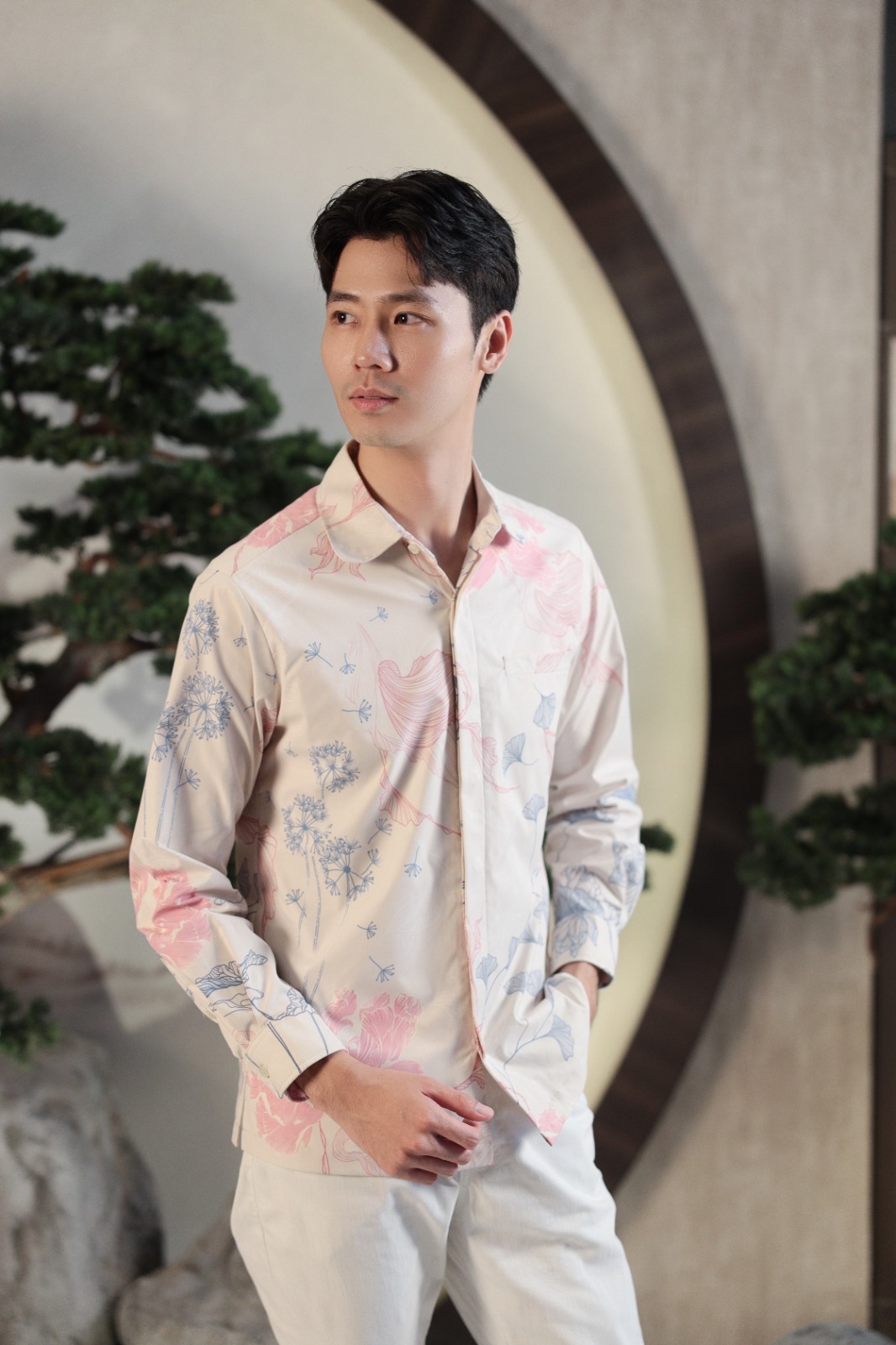 Stiches Masculine Long Shirt