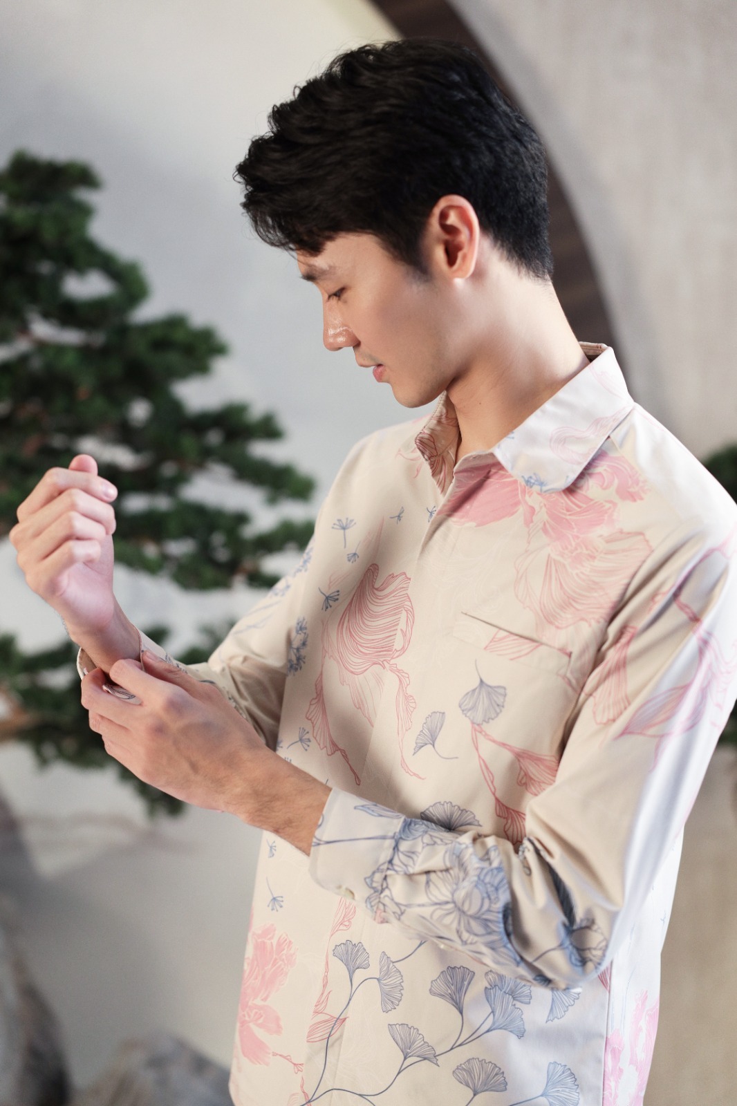 Stiches Masculine Long Shirt