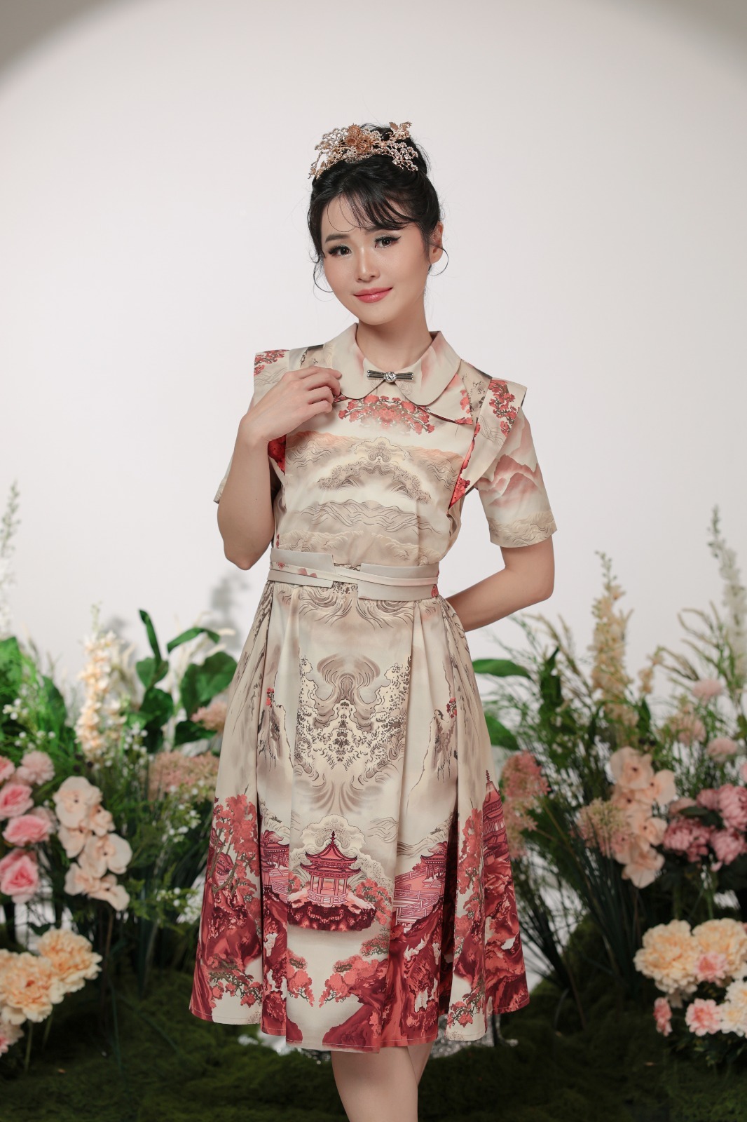Symphony Coral Dress