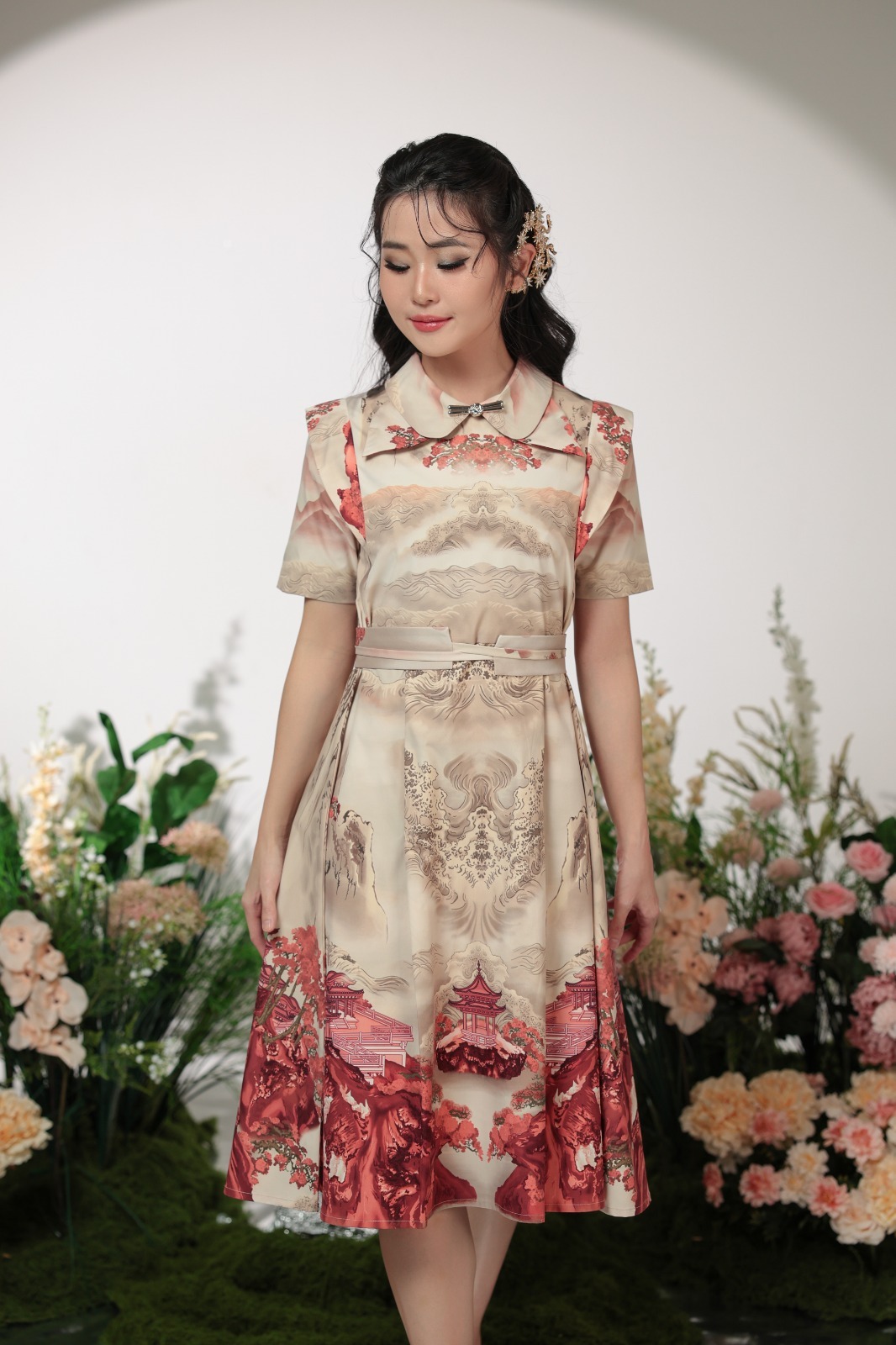 Symphony Coral Dress
