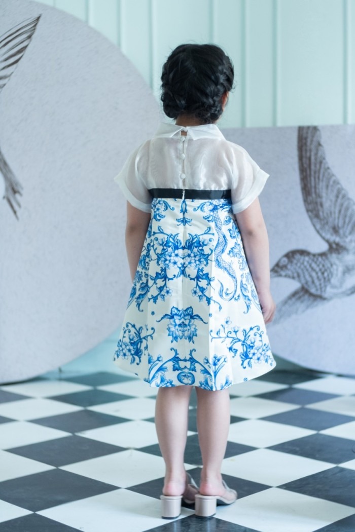 Chinoiserie Calla Dress Kids