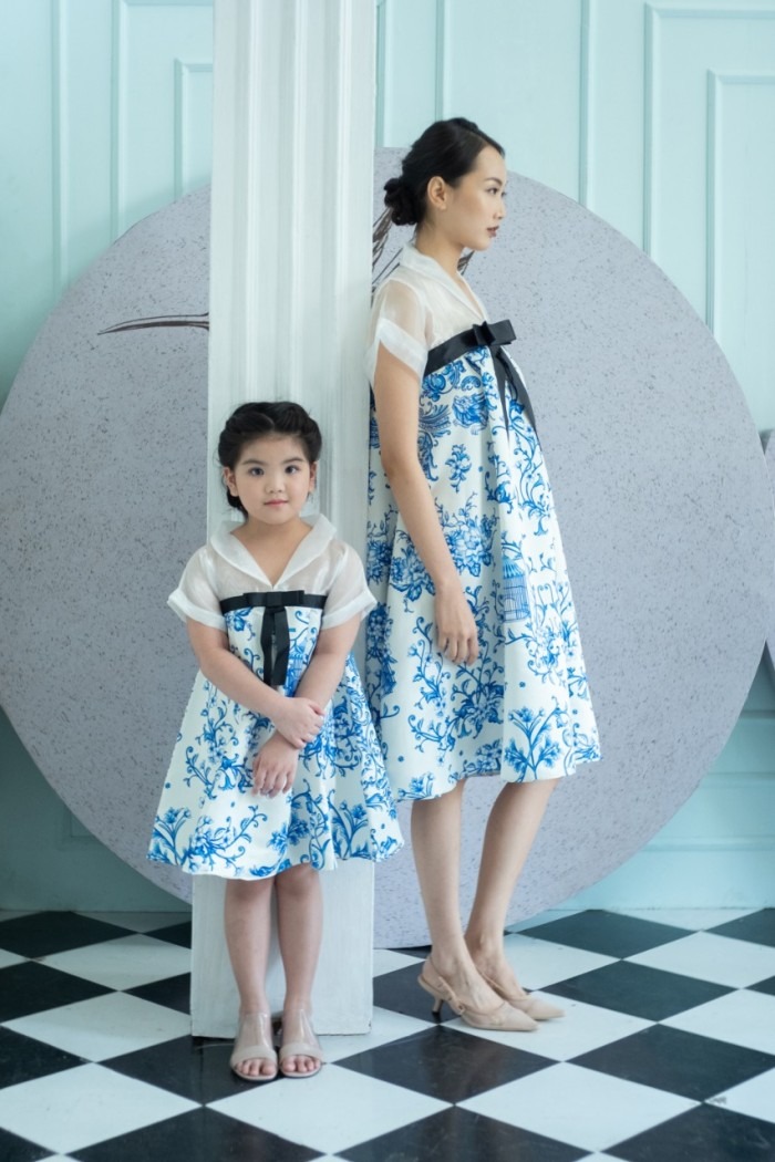 Chinoiserie Calla Dress Kids