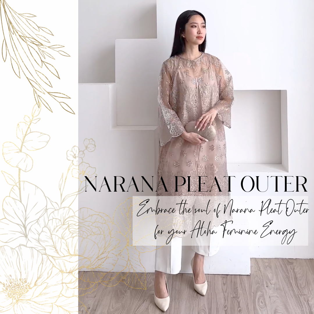 NARANA Pleat Lace Outer