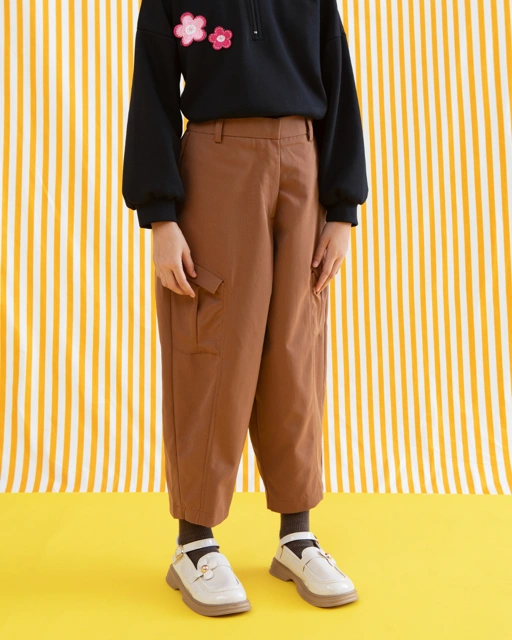 Image of Aiden pants Kids Brown