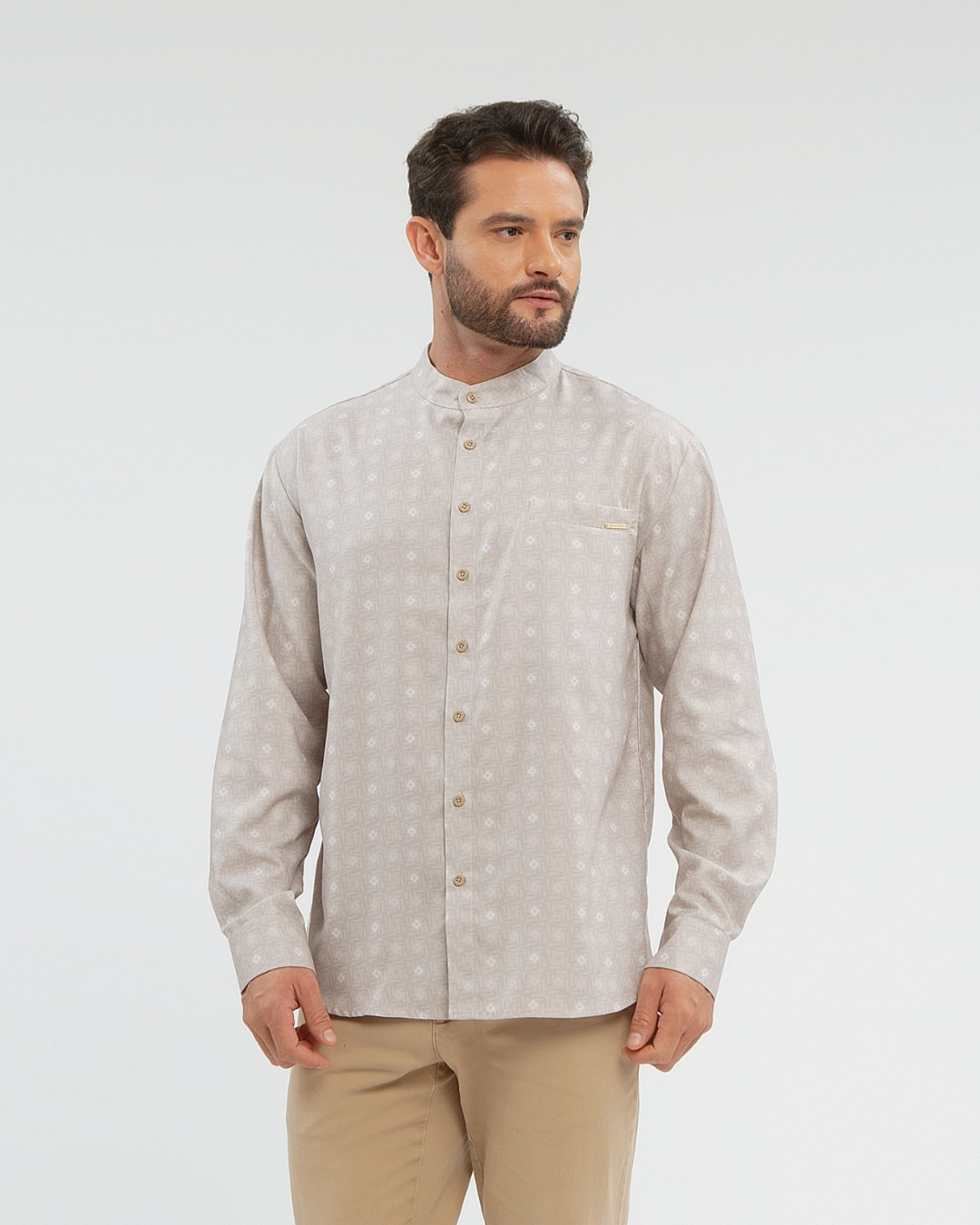 Alaia shirt Man Short Sleeves & Long Sleeves (Beige,Soft Pink,Black)